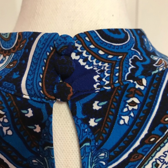 I-N-C Enchanted Paisley Top NEW WITH TAGS - Picture 6 of 7